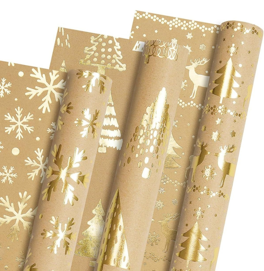 Pack of small Christmas Tree Cracker Decorations